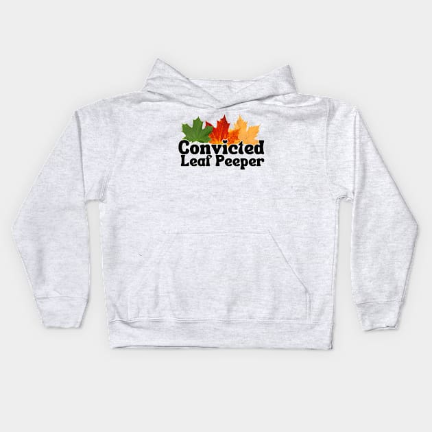 Convicted Leaf Pepper Kids Hoodie by Queen of the Minivan